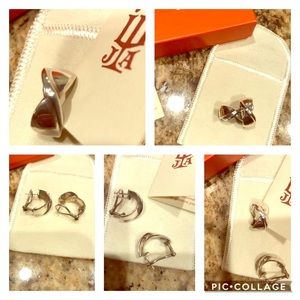 James Avery HTF retired French clip earrings